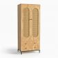 Tủ quần áo 80x50x190cm gỗ cao su TQA68063