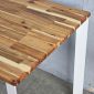 Bàn ăn chữ nhật 120x70cm gỗ tràm chân sắt tam giác BA68247