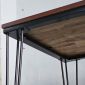 Bàn ăn chữ nhật 140x70cm gỗ cao su BA68245