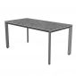 Bàn ăn chữ nhật 160x80cm mặt đá chân sắt tam giác BA68244