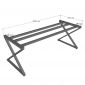 Bàn làm việc có hộp điện 200x80cm gỗ cao su ZD018