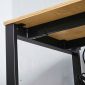 Bàn công nghệ ZDesk 140x70cm gỗ plywood vân Cut Trunk ZD017