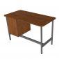 Bàn làm việc 120x60cm gỗ cao su BGV003