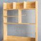 Bàn liền kệ 100x60x190cm gỗ cao su FD68075