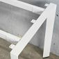 Bàn cụm 2 người 200x60cm gỗ cao su hệ Trian HBTA024