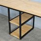 Bàn làm việc 2 người ngồi kết hợp chân tủ 240x120x75cm BD68063