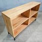 Kệ gỗ 4 ngăn 120x30x70cm gỗ cao su KS68325