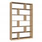 Kệ sách 120x28x185 gỗ cao su KS68332