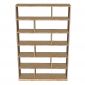 Kệ sách 120x28x185 gỗ cao su KS68332