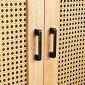 Tủ đựng rác 2 ngăn 80x40x95 gỗ cao su TDR001