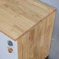 Tủ locker 6 ngăn khóa số 120x45x60cm gỗ cao su THSL009