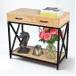 Bàn console 80x40x70cm gỗ cao su CST107