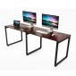 Bàn cụm làm việc 2 người 240x80cm gỗ cao su HBRT110