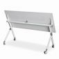 Bàn đào tạo gấp gọn 160x60cm gỗ cao su SPD68247