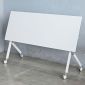 Bàn đào tạo gấp gọn 160x60cm gỗ cao su SPD68247