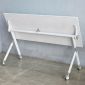 Bàn đào tạo gấp gọn 160x60cm gỗ cao su SPD68247