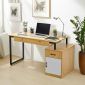 Bàn làm việc PODI 140x60cm gỗ cao su BD68149