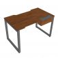 Bàn làm việc có hộp điện 120x60cm gỗ cao su ZD022