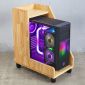 Kệ để balo/cpu gỗ cao su KDBL002
