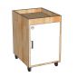 Tủ cá nhân di động 40x50x55cm gỗ cao su TCN68068