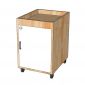 Tủ cá nhân di động 40x50x55cm gỗ cao su TCN68068