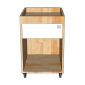 Tủ cá nhân nhỏ 1 ngăn kéo 40x50x55cm gỗ cao su TCN68066