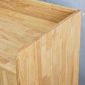 Tủ đựng rác 2 ngăn 150x50x95cm gỗ cao su TDR002