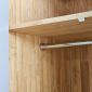 Tủ quần áo 80x55x200cm gỗ cao su TQA68066
