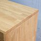 Tủ phòng ăn kết hợp tủ riệu gỗ cao su chân sắt TPA003