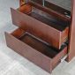 Tủ trưng bày cửa kính 60x30x120cm gỗ cao su KTT68032