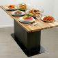 Bàn ăn chữ nhật 120x70cm gỗ tràm BA68257