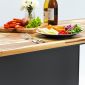 Combo bàn ăn chữ nhật và 4 ghế ăn gỗ BBA210