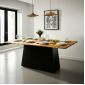 Bàn ăn chữ nhật 140x70cm gỗ tràm BA68258