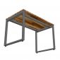 Bàn làm việc 120x70cm gỗ tràm hệ Rectang HBRT111