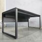 Bàn làm việc có hộp điện 180x70cm gỗ cao su ZD023