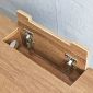 Bàn làm việc có hộp điện 180x80cm gỗ plywood hệ TIO HBTO032