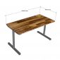 Bàn làm việc 140x70cm gỗ tràm hệ TIO HBTO033