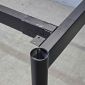 Chân sắt lắp ráp cho bàn họp 200x100cm hệ OMA II sơn tĩnh điện HCOM208