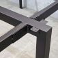 Chân bàn cụm 4 hệ Trian Concept 240x120 lắp ráp HCTA012