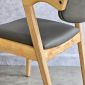 Combo bàn ăn chữ nhật và 4 ghế KAI gỗ BBA205