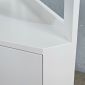 Kệ góc tường có ngăn tủ 50x50x160cm gỗ cao su KGT68048