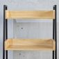 Kệ sách, trang trí CASAN 5 tầng gỗ Plywood khung sắt KS68115