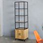 Kệ trang trí có tủ 57x44x200cm gỗ cao su KTT68033