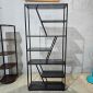 Kệ sách trang trí TRAP-SHELF gỗ cao su  KTB68044