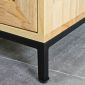 Kệ trang trí có tủ 57x44x50cm gỗ cao su KTT68034