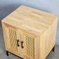 Kệ trang trí có tủ 57x44x50cm gỗ cao su KTT68034