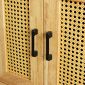 Kệ trang trí có tủ 57x44x50cm gỗ cao su KTT68034