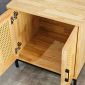 Kệ trang trí có tủ 57x44x50cm gỗ cao su KTT68034