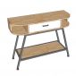 Bàn console 90x30x70cm gỗ cao su CST108