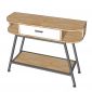 Bàn console 90x30x70cm gỗ cao su CST108